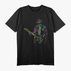 Abstract Art Music Bass Player T-Shirt