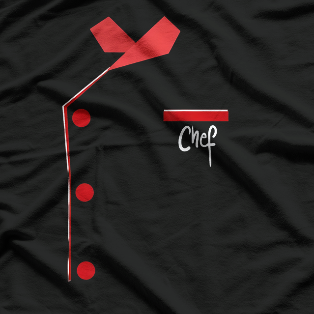 Chef Shirt Uniform Jacket Faux T-Shirt