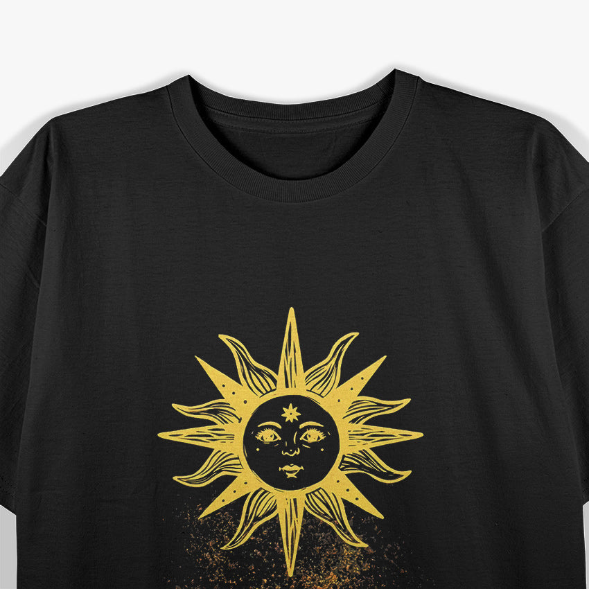 Dark Retro Hail The Sun - A Bold, Mystical Statement T-Shirt