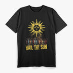 Dark Retro Hail The Sun - A Bold, Mystical Statement T-Shirt