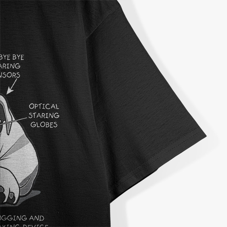 Cute English Bulldog Anatomy Dog Biology T-Shirt