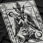 Occult Satanic Goat Head Devil Tarot Card Symbolism T-Shirt