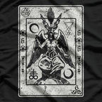 Occult Satanic Goat Head Devil Tarot Card Symbolism T-Shirt