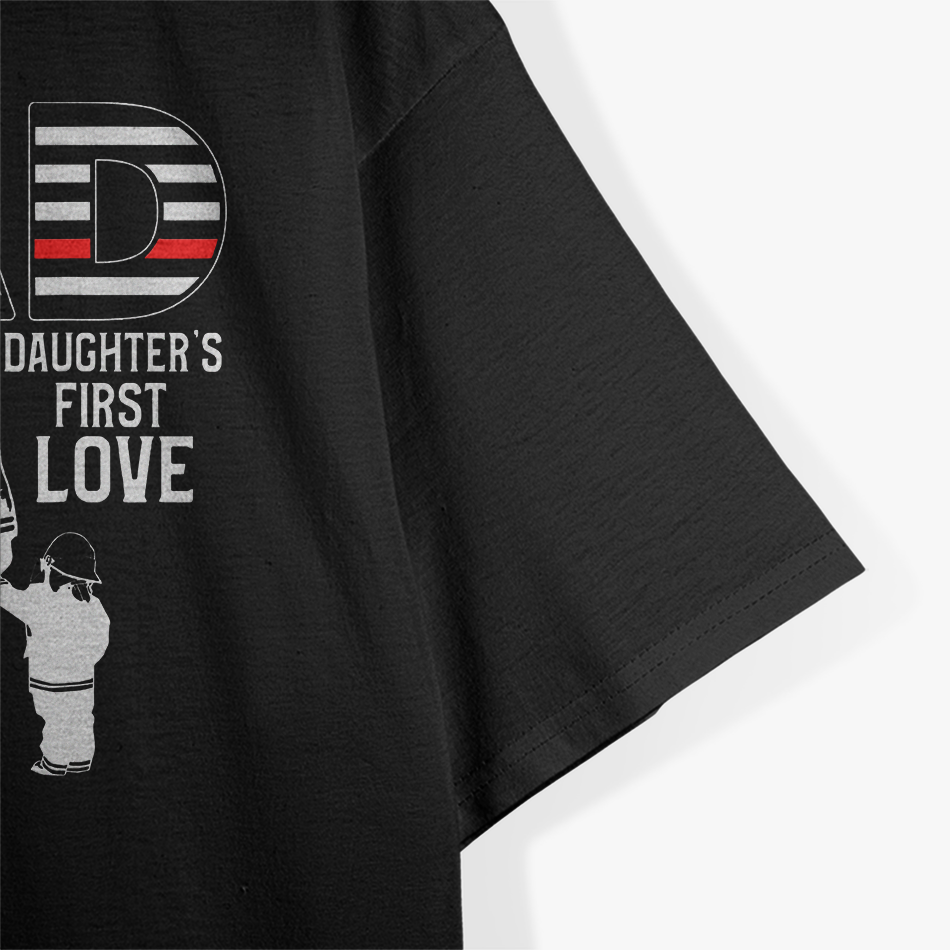 Proud Firefighter Dad Daddy Fireman Dad T-Shirt