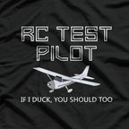 RC Plane Test Pilot Funny Radio Control Hobby T-Shirt
