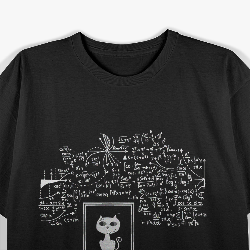 Schrodingers Cat Funny Science Physics T-Shirt