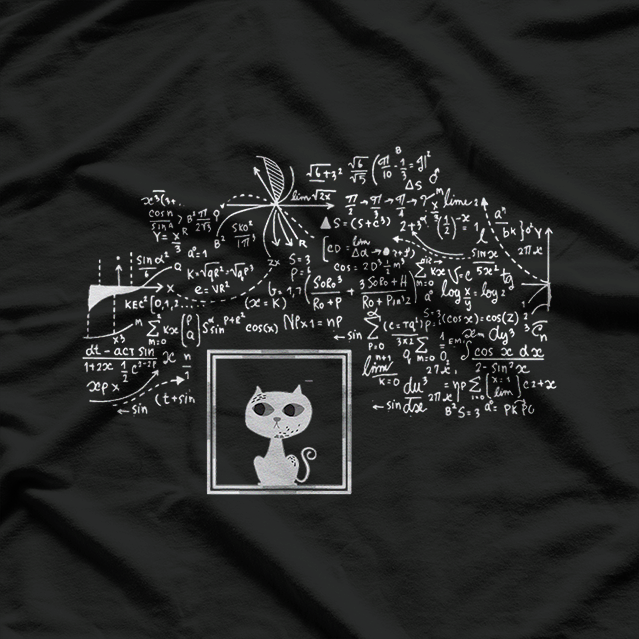 Schrodingers Cat Funny Science Physics T-Shirt