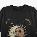 Sun, Moon, and Tarot The Dance of Light and Shadow in Mystical Guidance T-Shirt