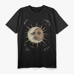 Sun, Moon, and Tarot The Dance of Light and Shadow in Mystical Guidance T-Shirt