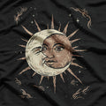 Sun, Moon, and Tarot The Dance of Light and Shadow in Mystical Guidance T-Shirt