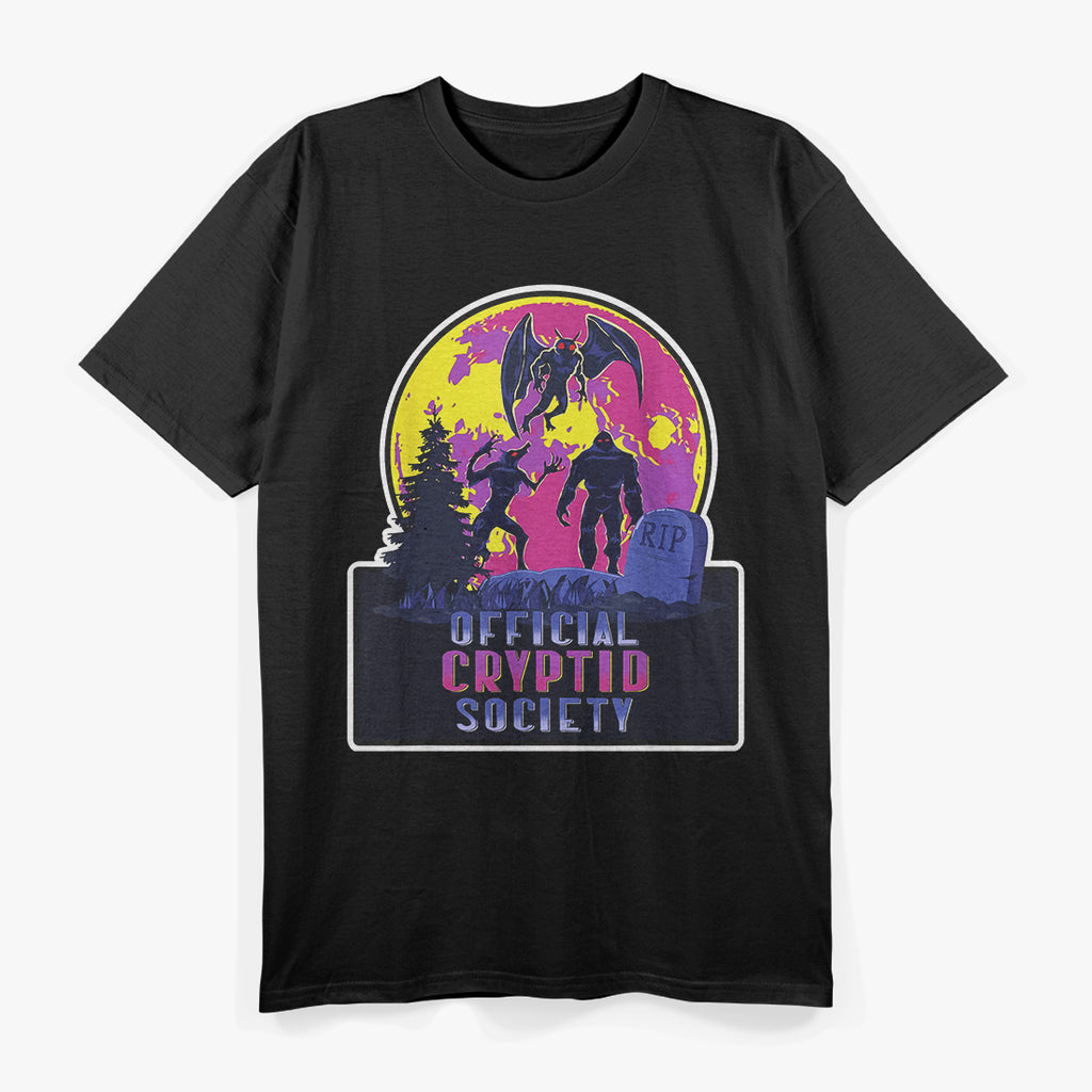 Supernaturals Cryptid Group Wolfman, Bigfoot, and Mothman T-Shirt