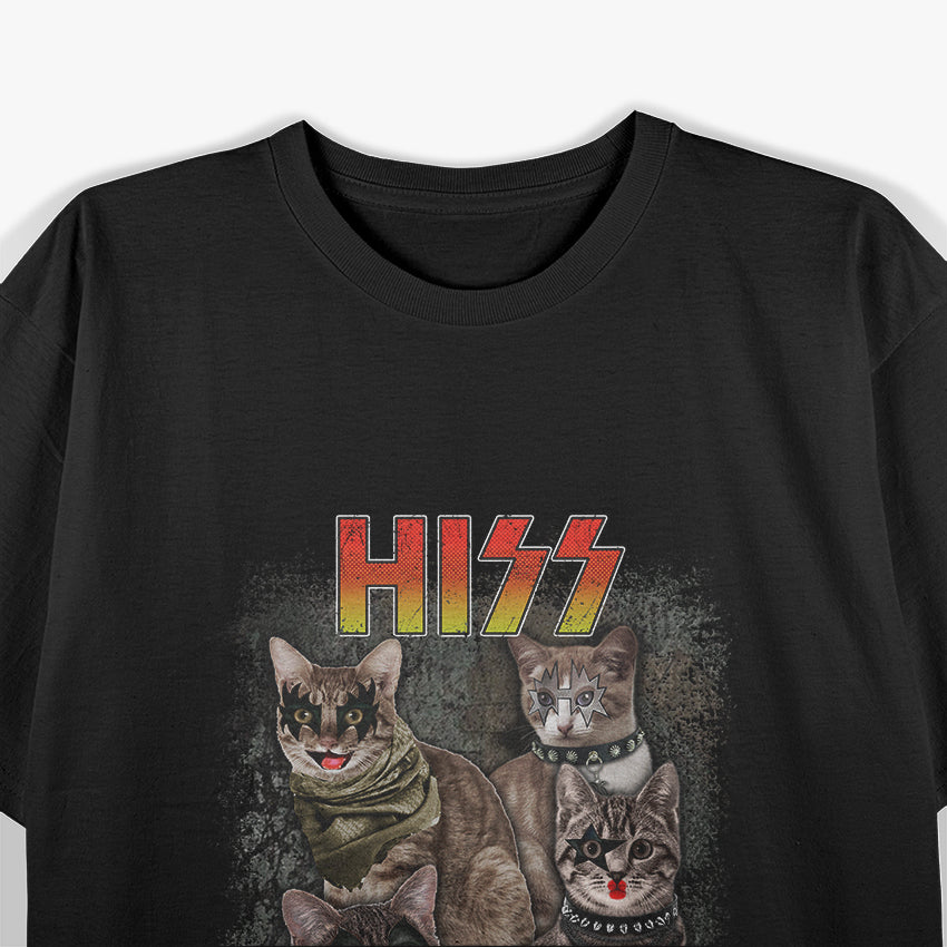 Hizz Funny Cats Kittens Rock Rockin T-Shirt