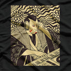 Synths & Samurai: Techno Music Meets Funny Synthesizer Warrior T-Shirt