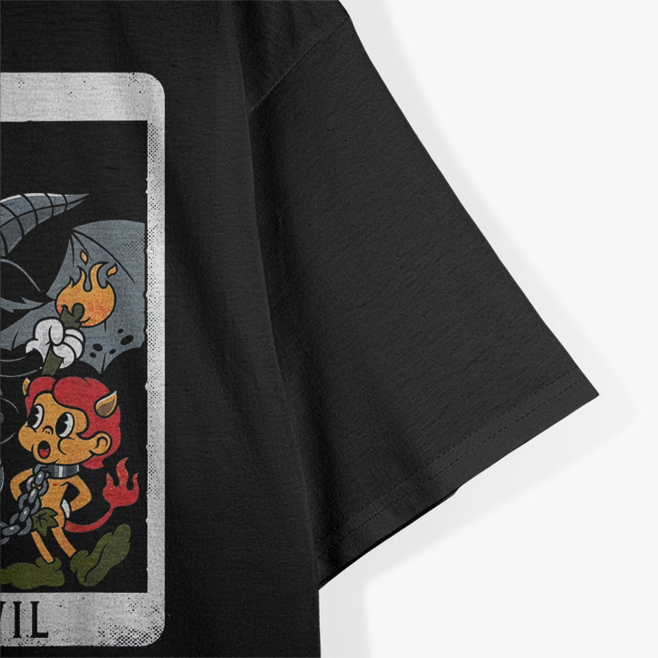 Baphomet The Devil Tarot Card – Embracing Duality, Power, and Transformation T-Shirt