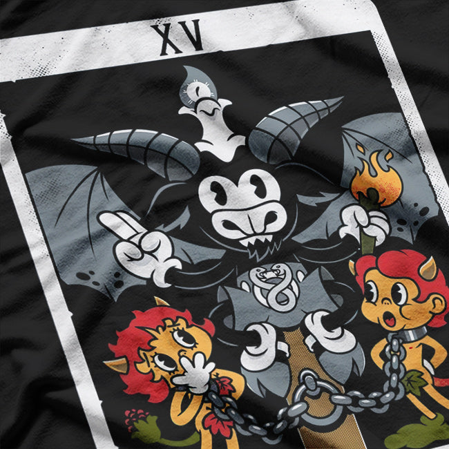 Baphomet The Devil Tarot Card – Embracing Duality, Power, and Transformation T-Shirt