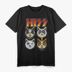 HIZZ Cat Kitten Meow Rocker Parody T-Shirt