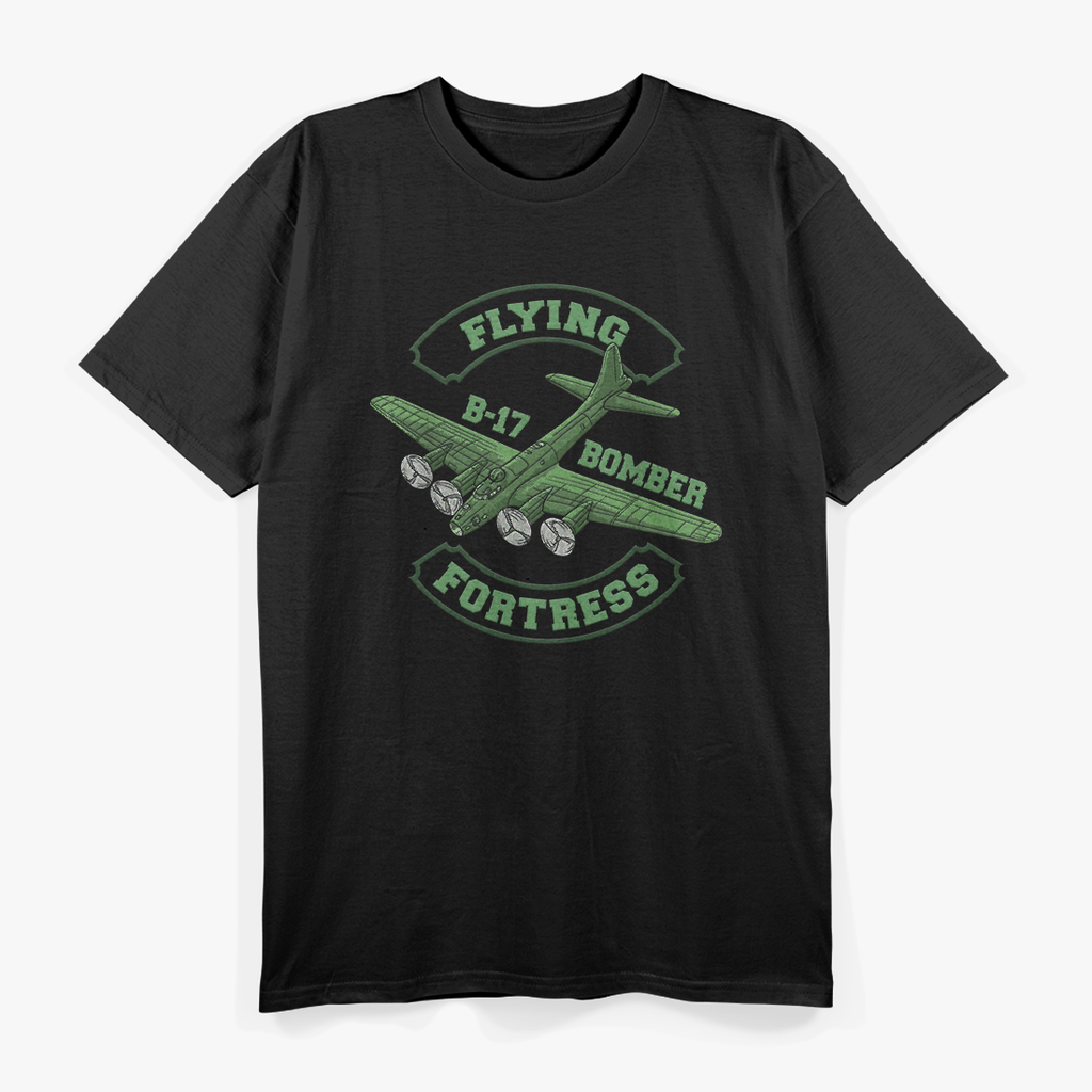 Flying B-17 Bomber, WW2 Plane Aviation Airplane T-Shirt
