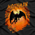 Mothman Live Laugh Lurk - The Cryptid's Guide to Life T-Shirt