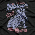 Racing Flat Track Motorcycle Custom Garage T-Shirt