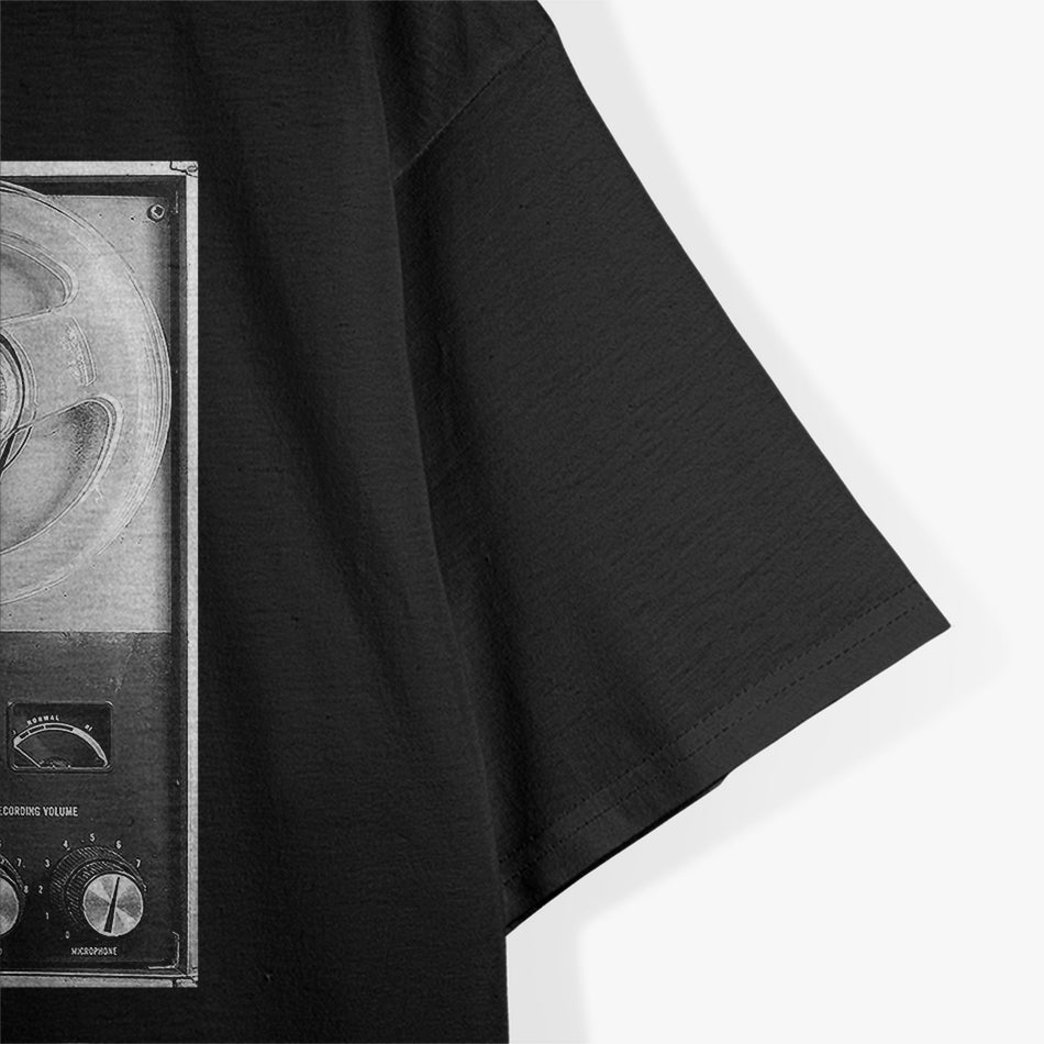 Reel to Reel Cassette Vintage Analog Tape Music Sound T-Shirt