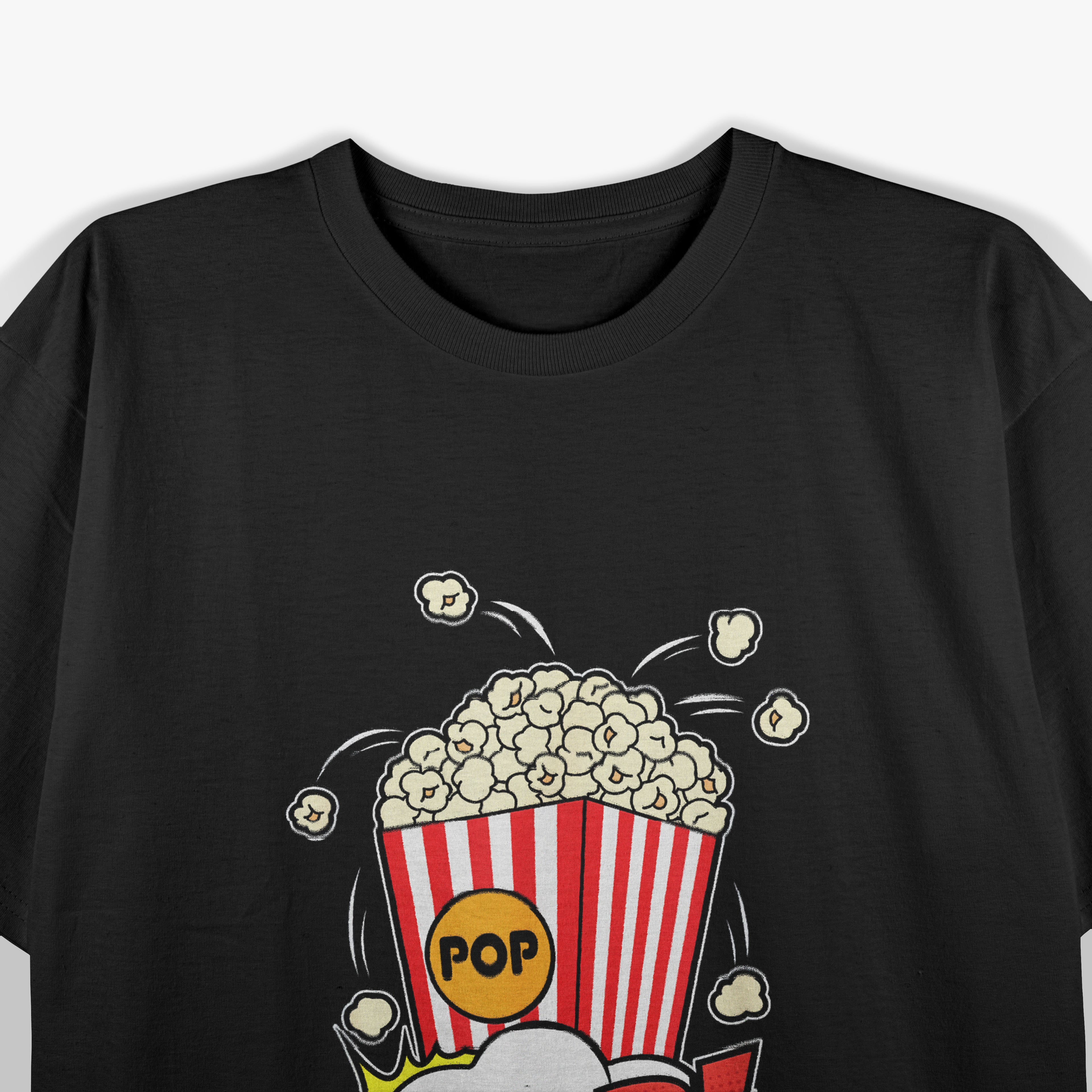 Popcorn Vintage Retro Funny Popcorn Lovers Gift T-Shirt