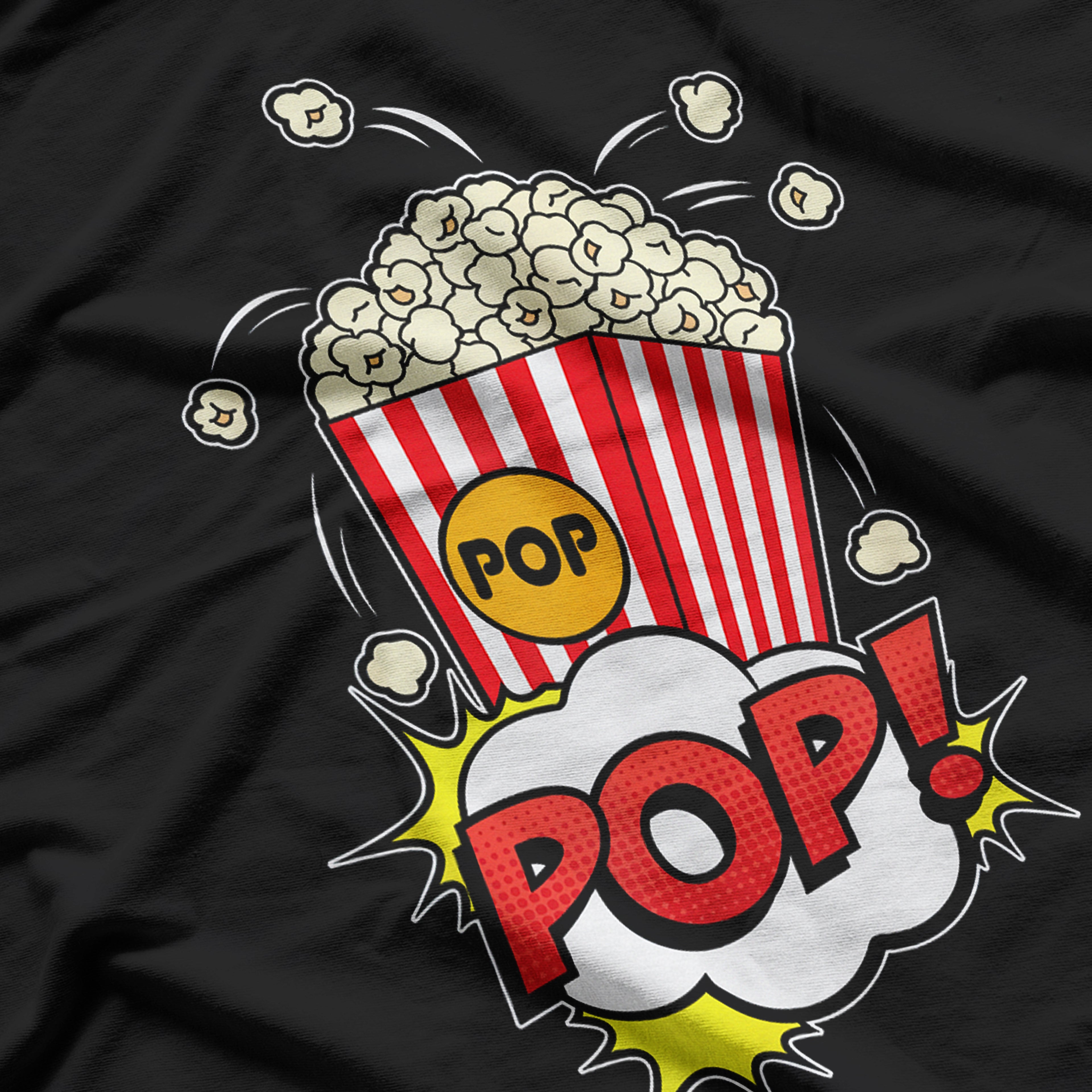 Popcorn Vintage Retro Funny Popcorn Lovers Gift T-Shirt