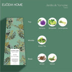 Euodia Home Jardin De Verveine Reed Diffuser 100ml – Aromatherapy Home Fragrance Diffuser
