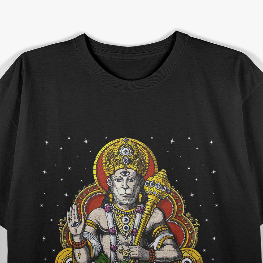 Hanuman The Monkey God of Hinduism and Devotion T-Shirt