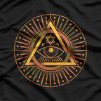 Illuminati Symbol Third Eye of Knowledge and Mystery T-Shirt