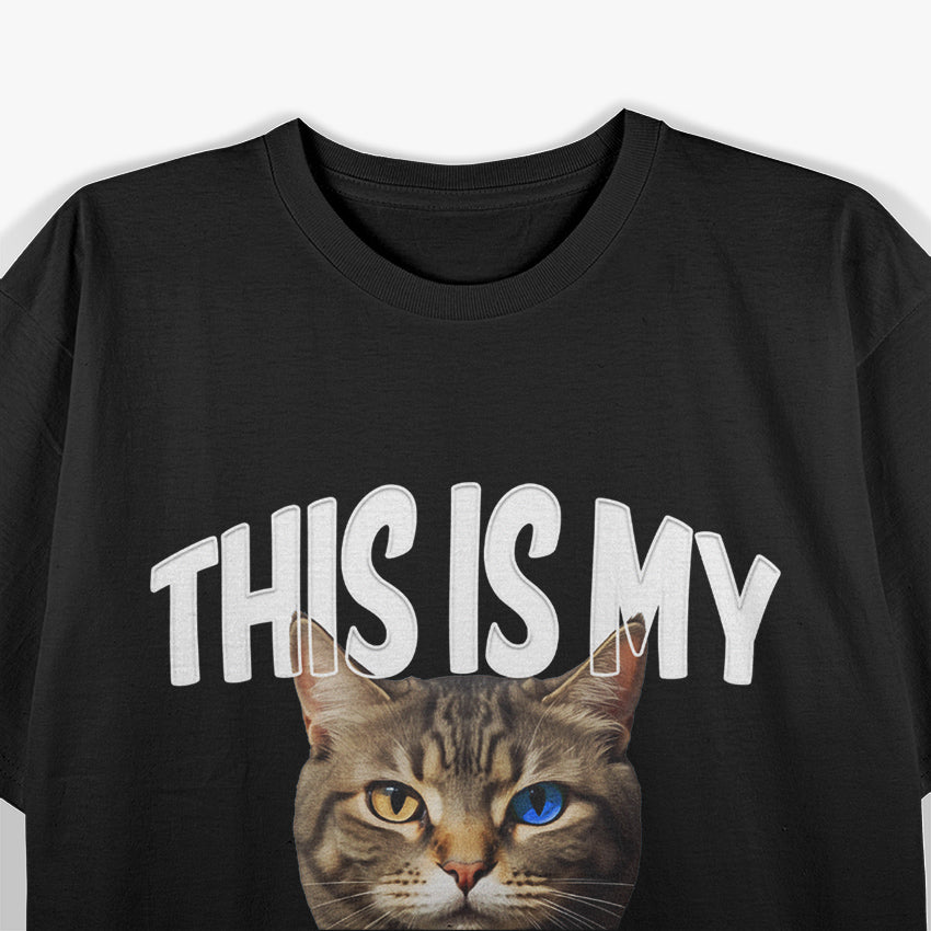 This Is My Best Face Cat Lovers Cute Angry Cat T-Shirt