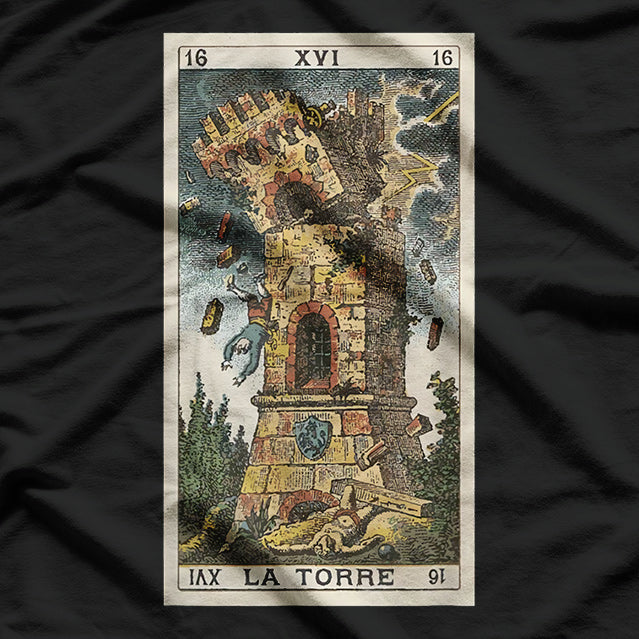 The Tower Tarot Card XVI - A Symbol of Chaos and Transformation T-Shirt