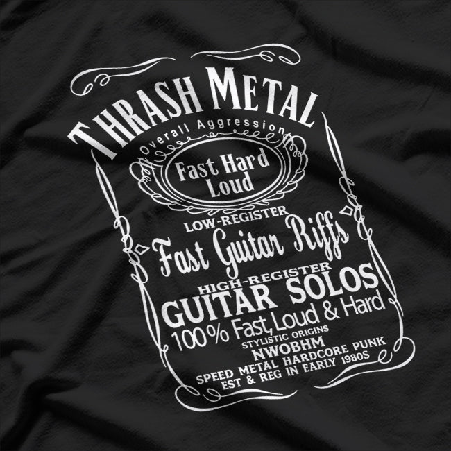 Thrashmetal Thrash Death Metal Guitar T-Shirt