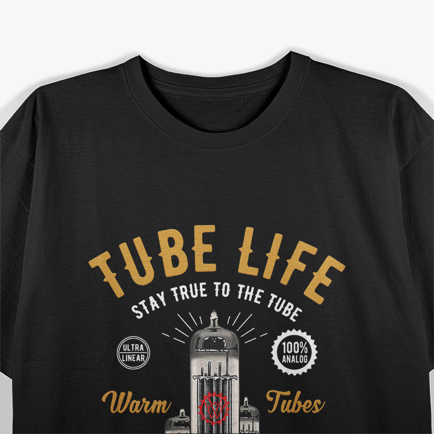 Vintage Retro Analog - Audio Guitar Bass Tube Amp T-Shirt