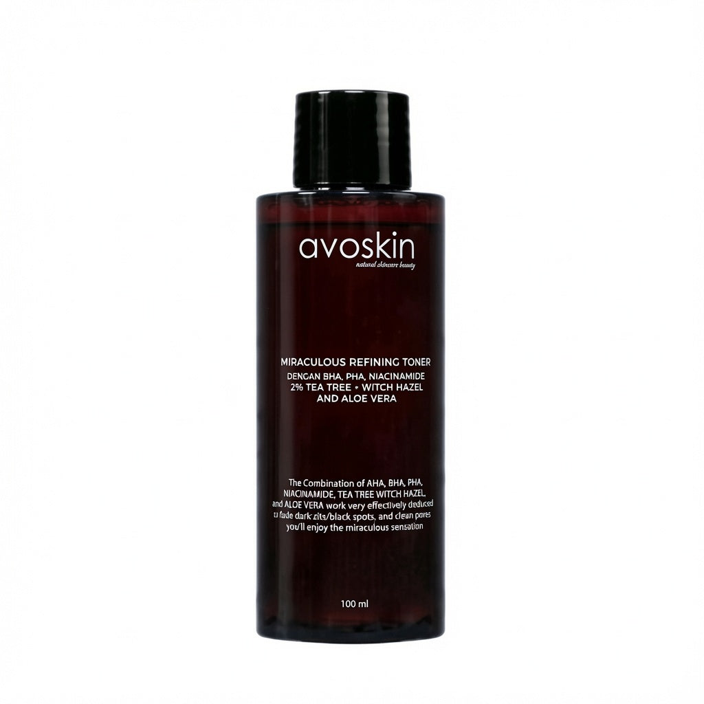 Avoskin Miraculous Refining Toner AHA BHA PHA PGA Exfoliating Toner 100ml
