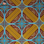 Batik Keris Ceplok Bujangga Pattern Fabric – 3 Meter Fabric
