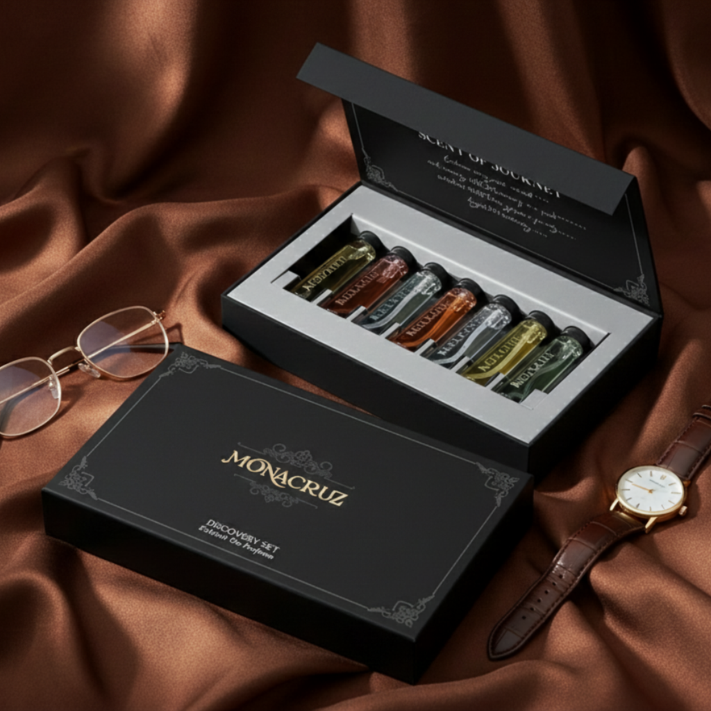 Monacruz Discovery Set 7pcs x 5ml Extrait De Parfum Sample Collection