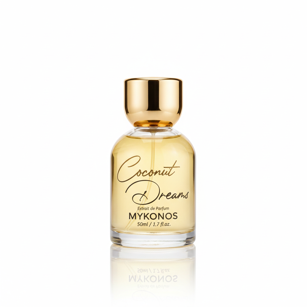 Mykonos Coconut Dreams Extrait de Parfum 50ml Soft Tropical Coconut Luxury Scent