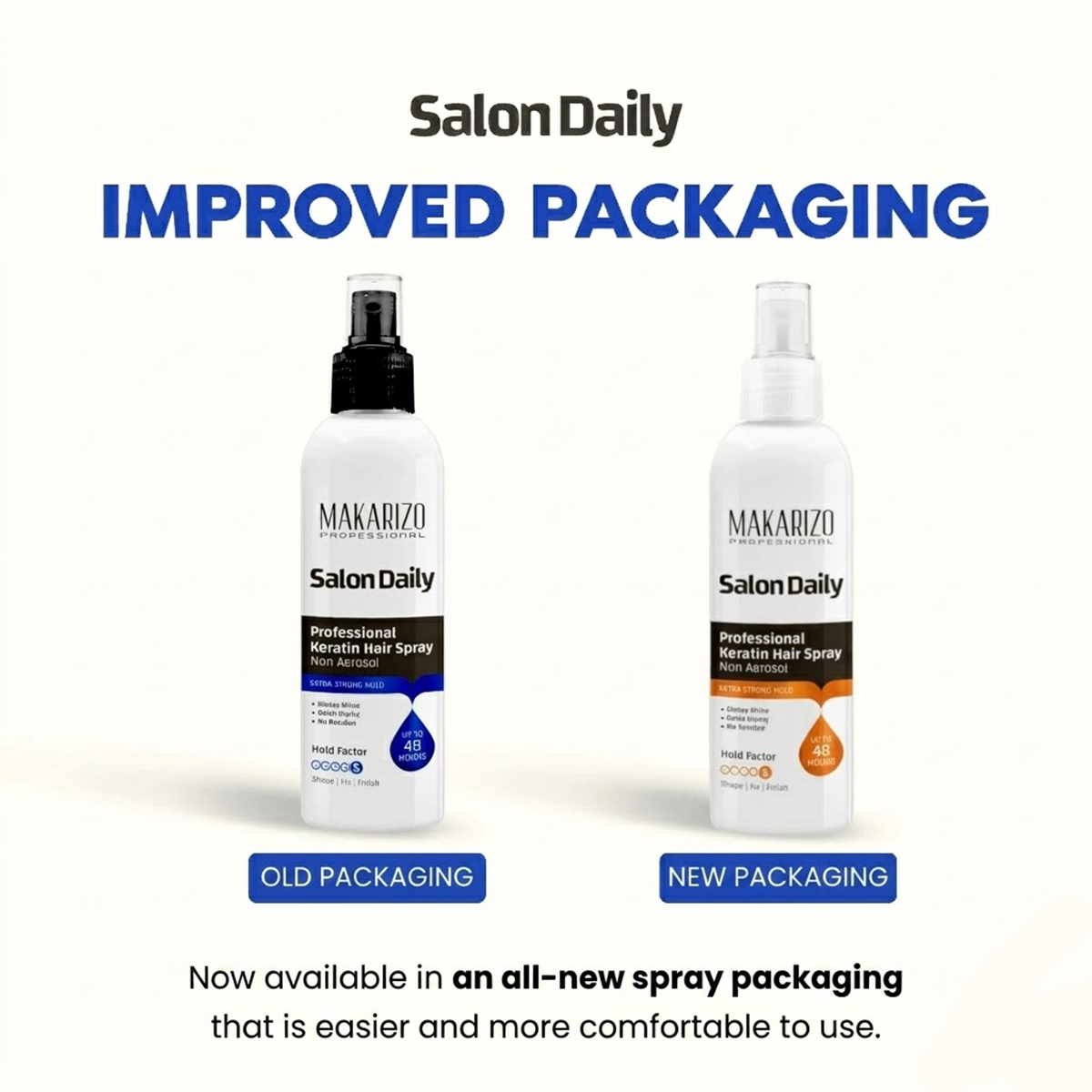 Salon Daily Professional Keratin Hair Spray Non Aeorosol - Extra Strong Hold 200 mL