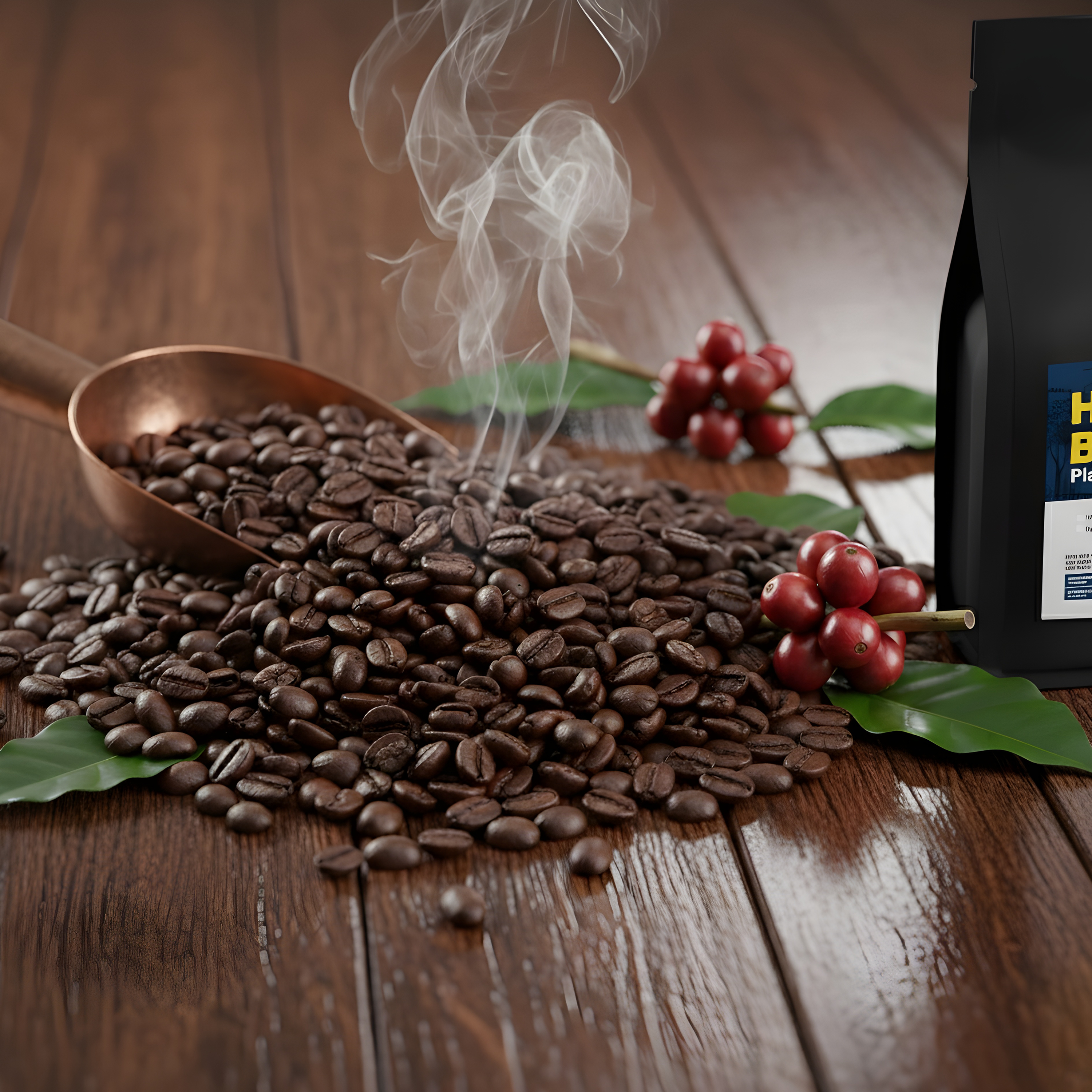 JnC Platinum House Blend Coffee Beans 1kg – 30% Arabica & 70% Robusta Espresso Blend