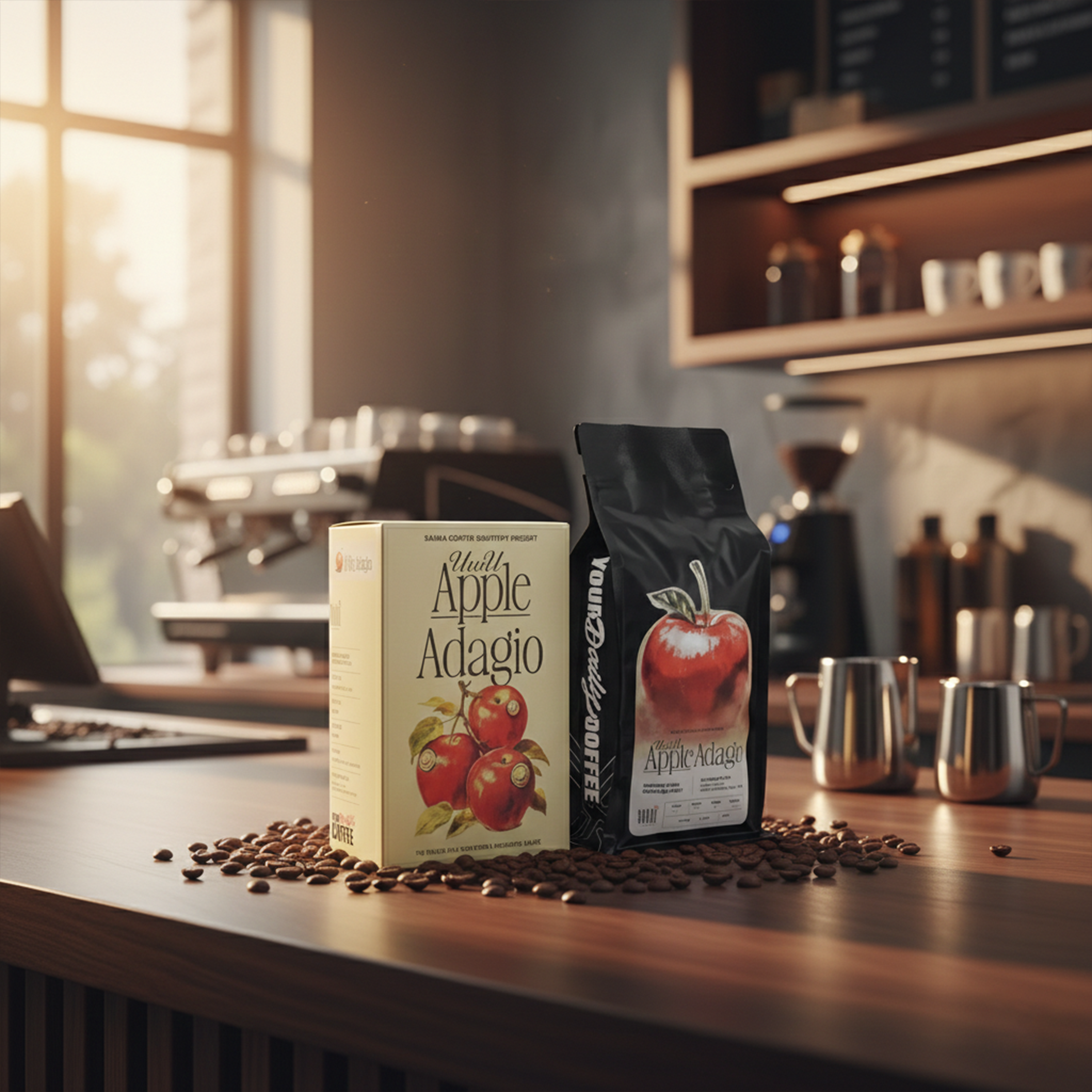 Sakha Coffee Arabica UWU Apple Coffee Beans 200g – Specialty Arabica Whole Beans