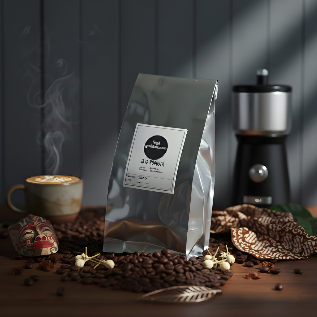 Java Robusta Temanggung Coffee 1kg – Medium Dark Roast Coffee Beans
