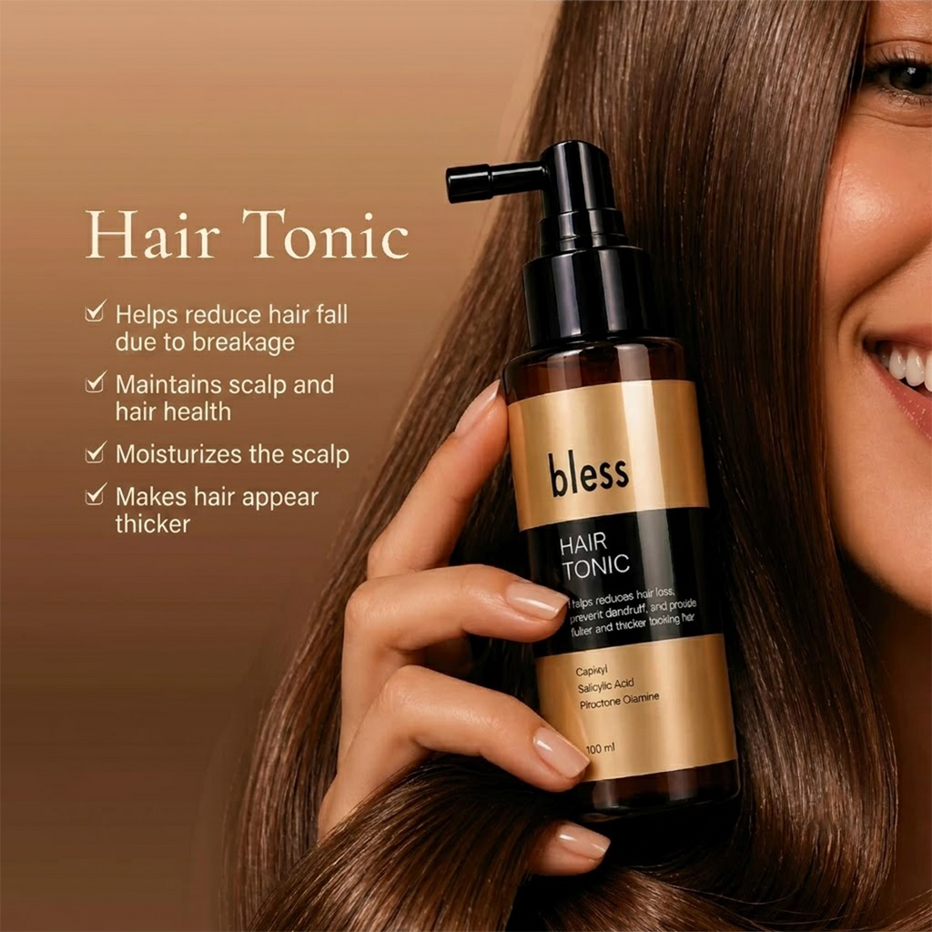 Bless Hair Tonic 100ml Anti Hair Loss Treatment Strengthening Scalp Care Unisex