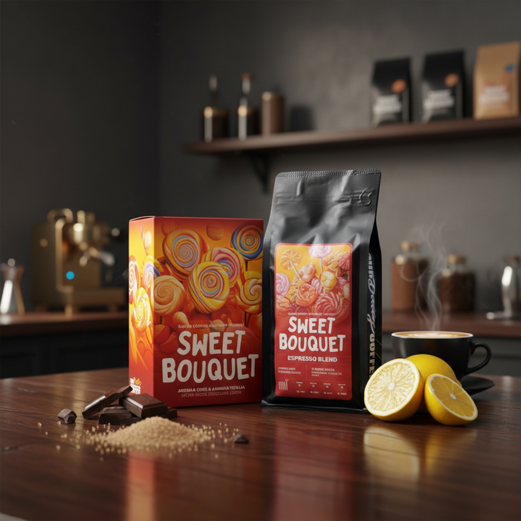 Sakha Coffee Sweet Bouquet Arabica Espresso Blend Coffee Beans 500g