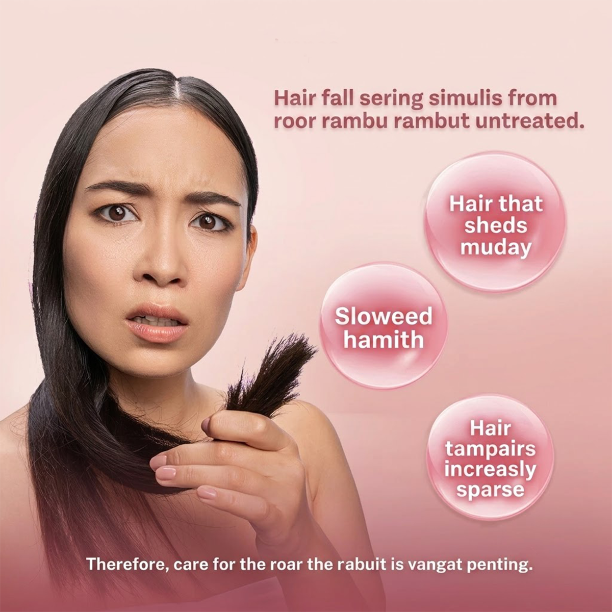 Tropee Mama Hair Treatment Tonic 60ml Anti Hair Loss Hair Growth Scalp Care