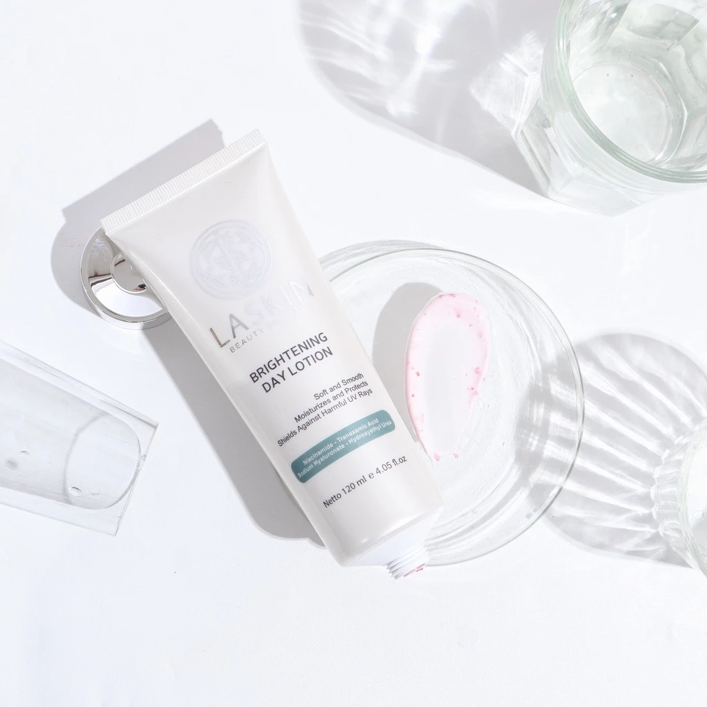 Laskin Brightening Day Lotion Face Moisturizer Whitening Hydrating Daily Cream