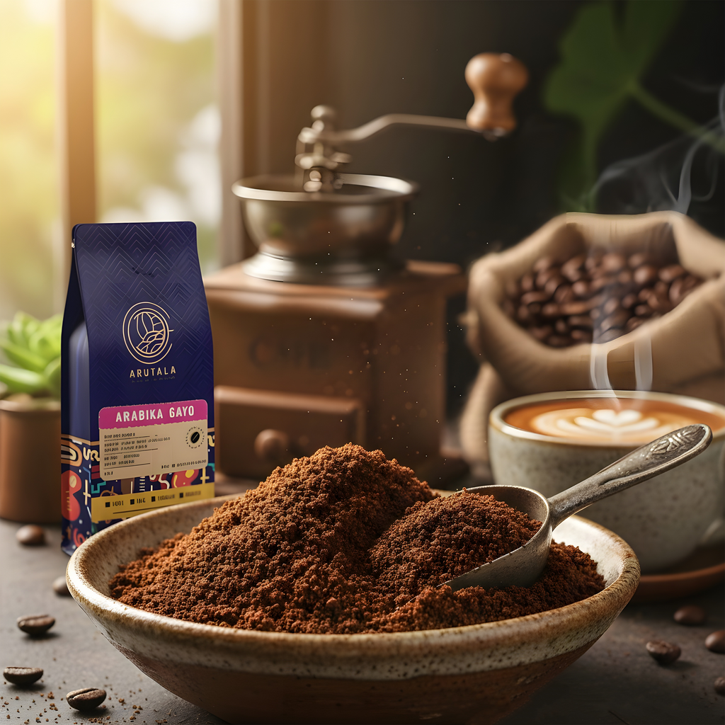 ARUTALA Gayo Takengon Arabica Coffee Ground 500g