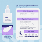 TAVI 1% Encapsulated Retinol + Peptide Serum 30ml Anti Aging Wrinkle Repair