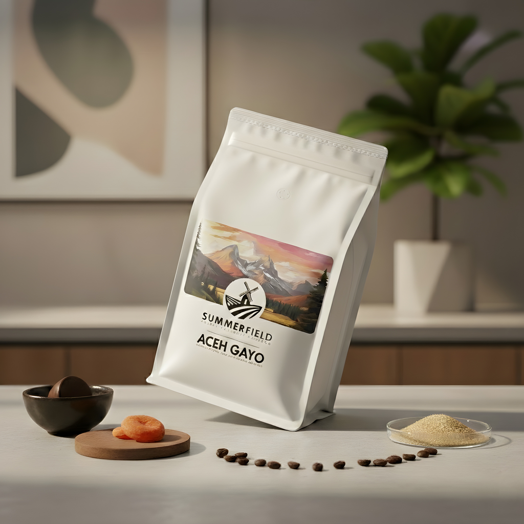 SUMMERFIELD Aceh Gayo Arabica Coffee 500g – Premium Grade Coffee Beans