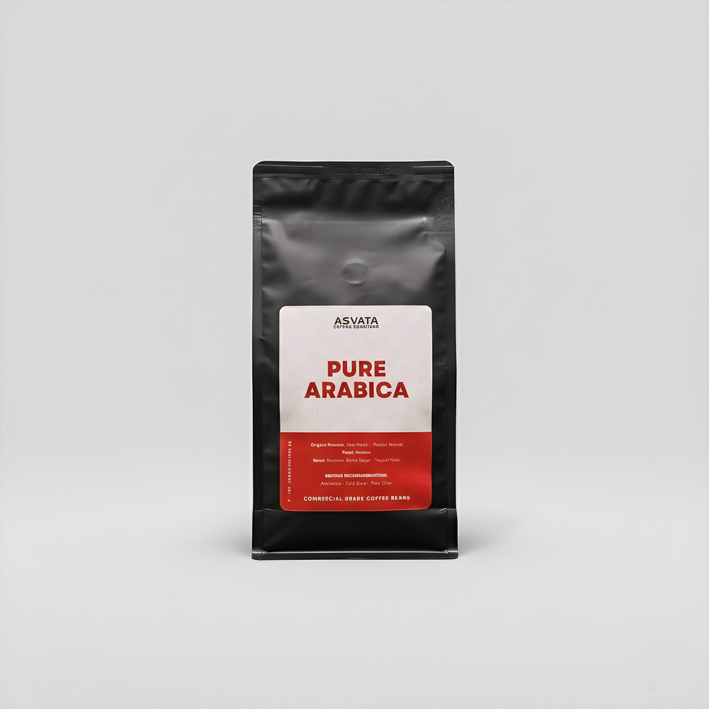 Pure Arabica Coffee Beans 500g – Commercial Grade Roasted Coffee by Asvata Roastery