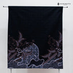 Hadinata Premium Superfine Cotton Batik Fabric Datura Black – 3 Meter Fabric